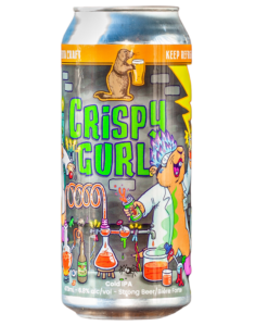 Crispy Gurl Cold IPA in a 473mL can by Prairie Dog Brewing.