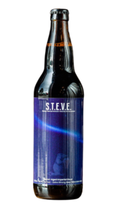 Prairie Dog Brewing's S.T.E.V.E. barrel-aged imperial stout in a 650mL bottle.