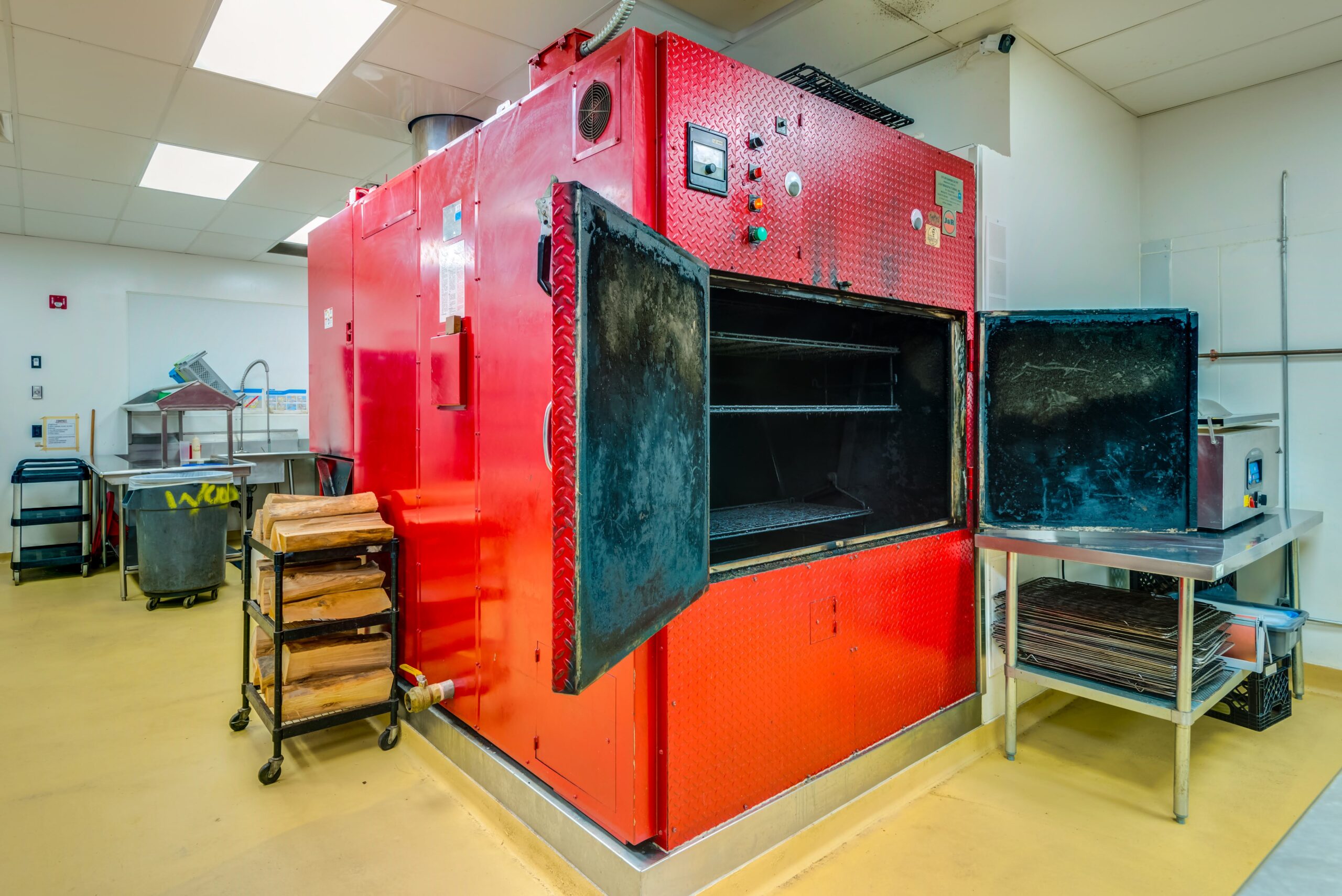 Clifford the Big Red Smoker - Canada's largest smoker found in Prairie Dog's Kitchen