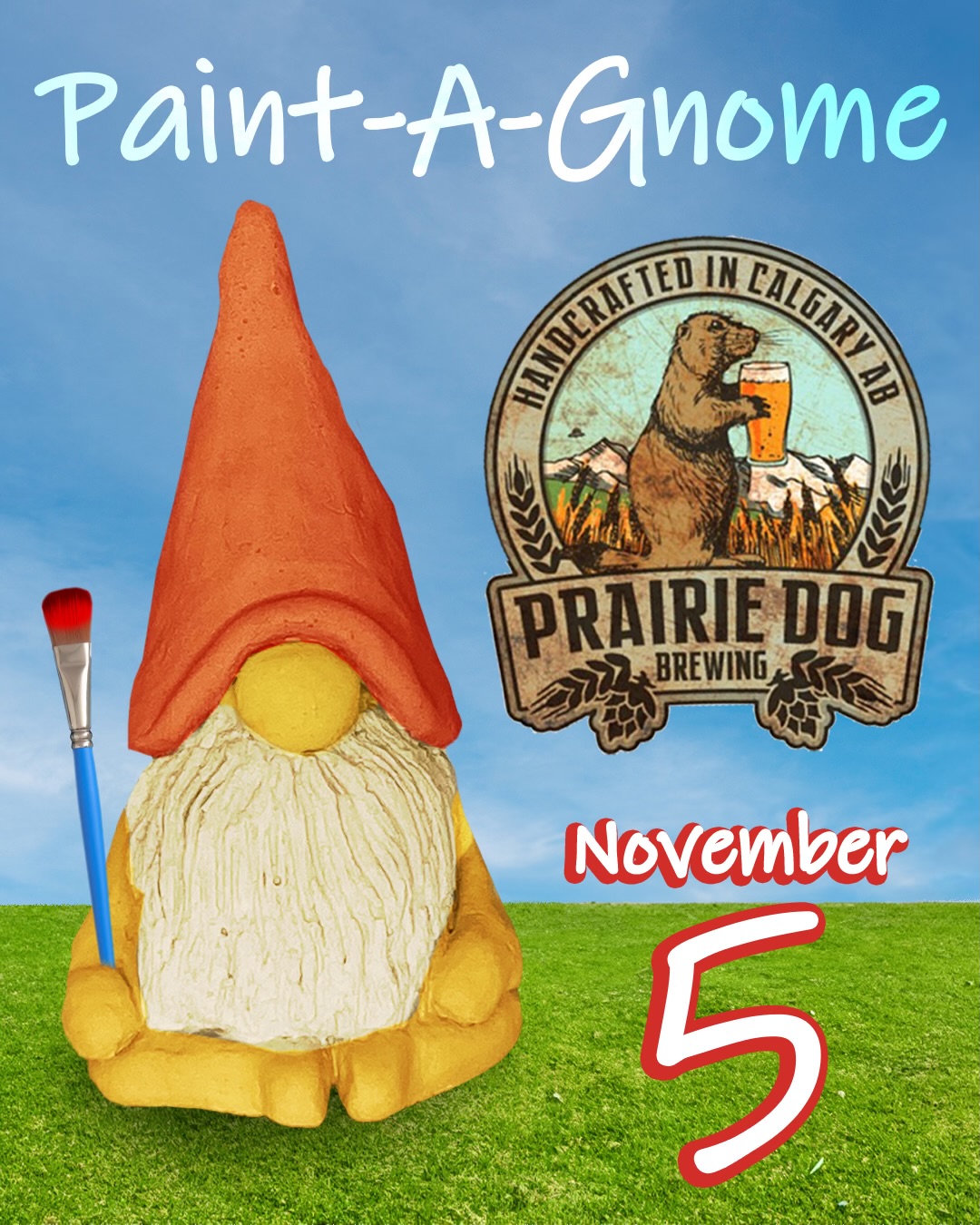 Paint-A-Gnome Poster