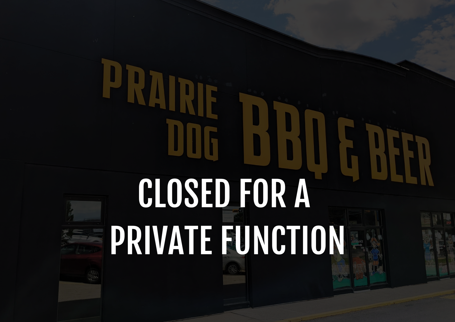 Closed for a Private Event