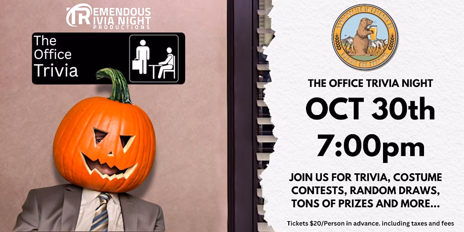 The Office Trivia Poster for October 30th
