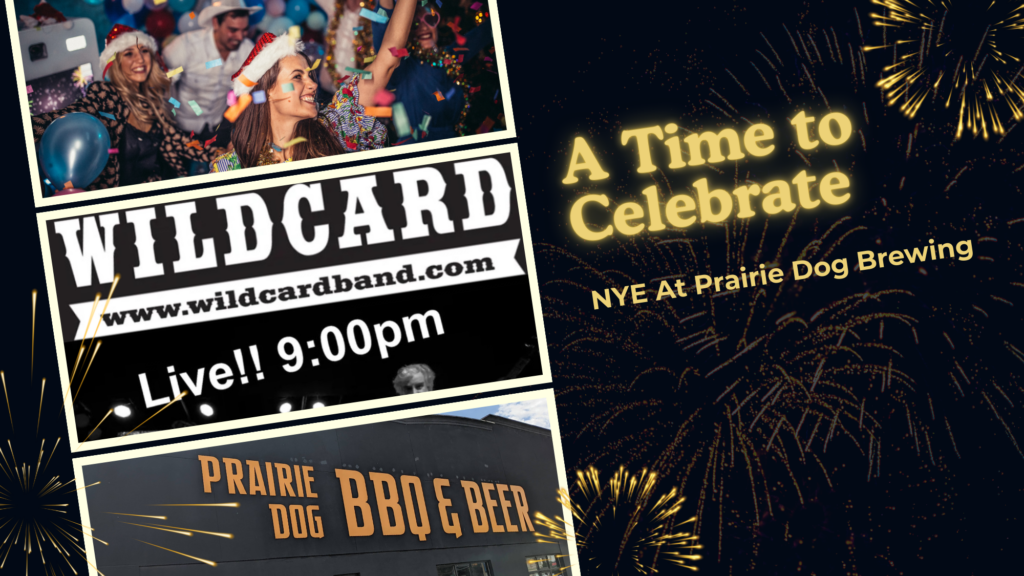 NYE Banner for Wildcard at Prairie Dog Brewing