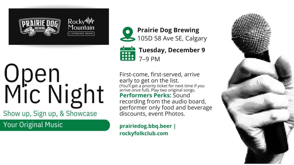 RMLR Open Mic for Dec 9th