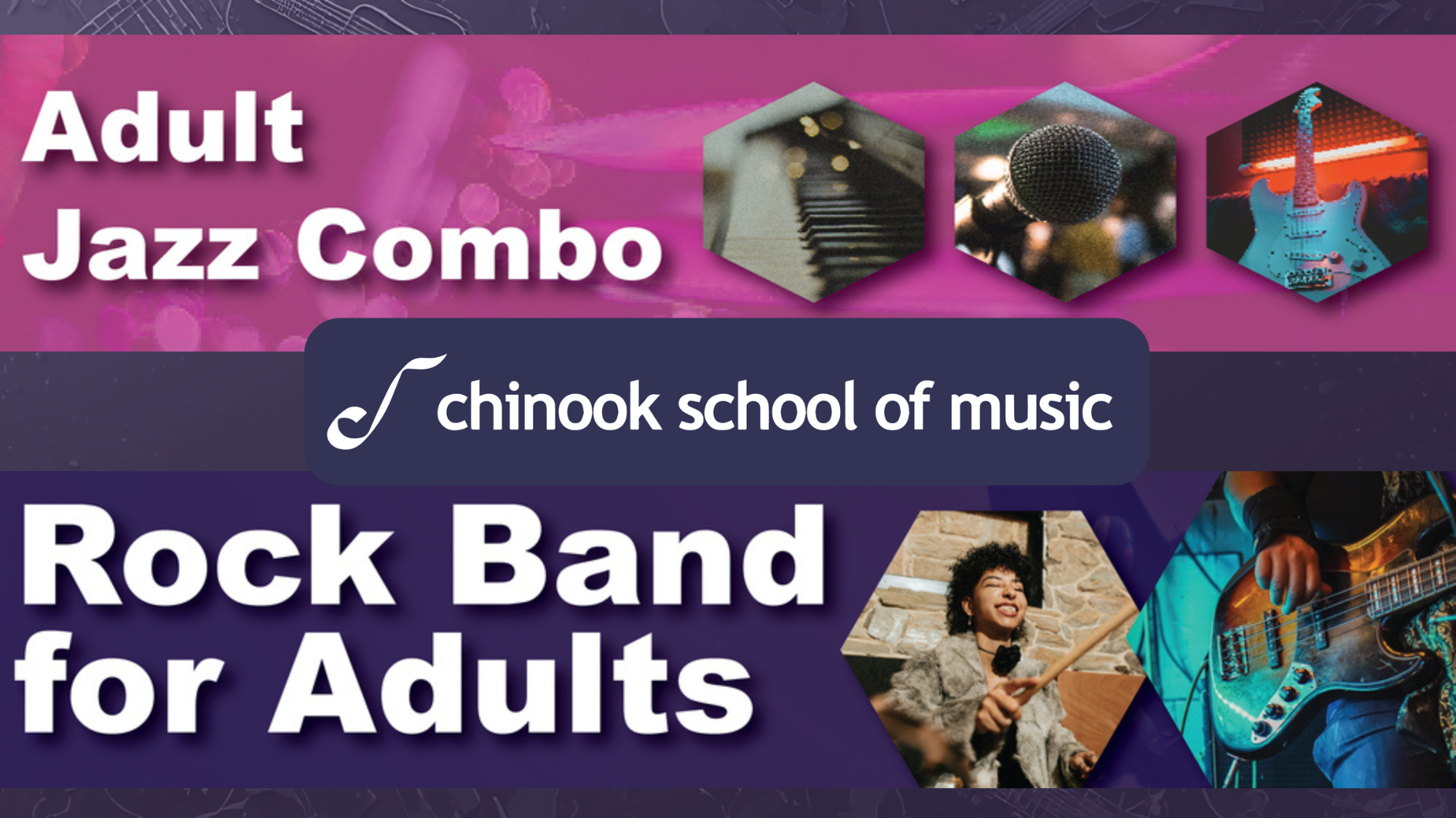 Chinook School of Music Adult Jazz and Rock Band poster