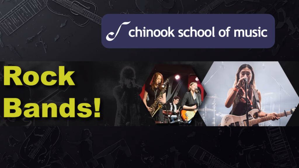 Chinook School of Music Teen Rock Band Poster