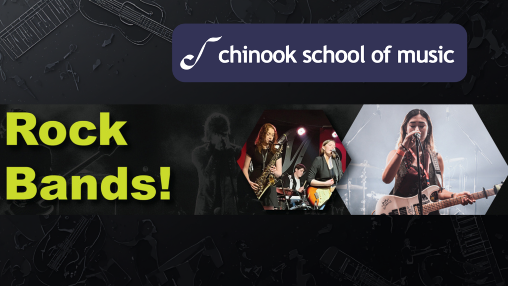 Chinook School of Music Teen Rock Band Poster