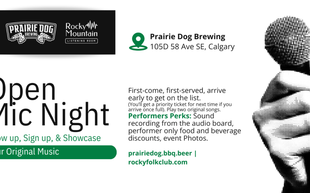 Singer Songwriter Open Mic with Rocky Mountain Listening Room