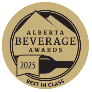 Beer brands bearing this banner won Best In Class awards at the 2025 Alberta Beverage Awards.