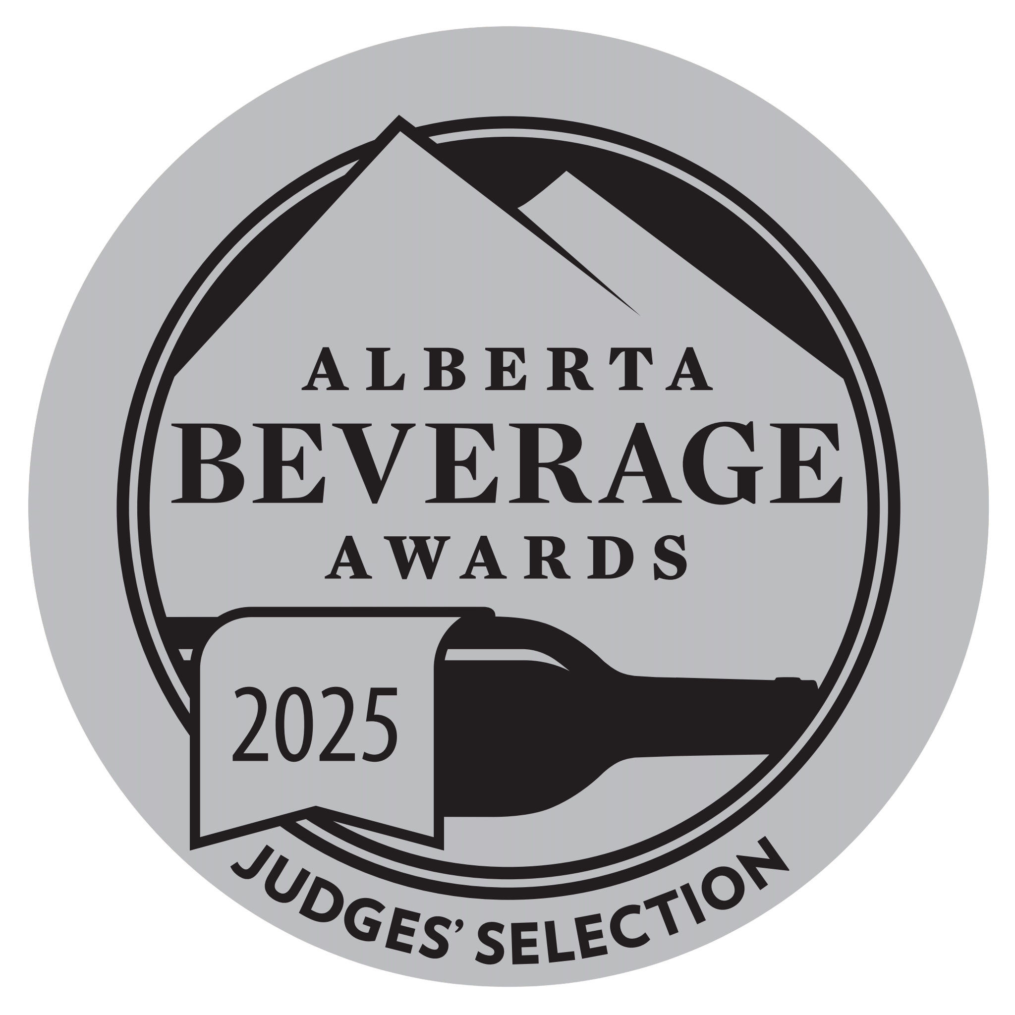 2025 Alberta Beverage Awards Winner - Judges Selection Beer brands bearing this banner won Judges' Selection awards at the 2025 Alberta Beverage Awards.